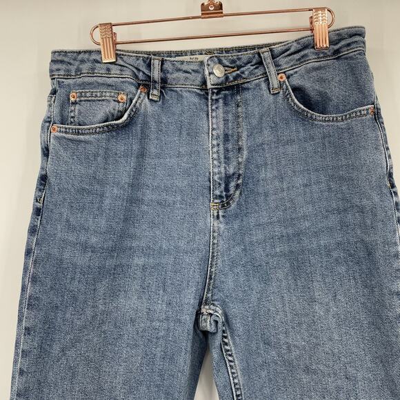 Topshop Moto Light Wash Straight Leg Jeans W32 L32 - Picture 2 of 6